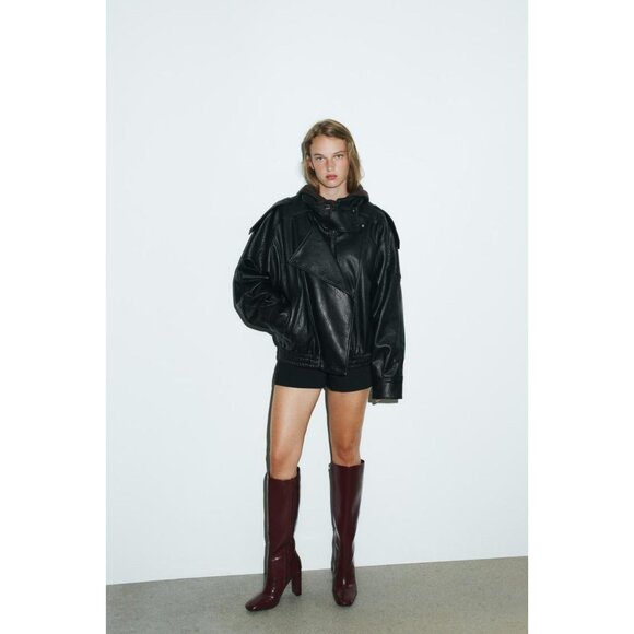 ZARA WIDE HEELED BOOTS - Picture 2 of 6